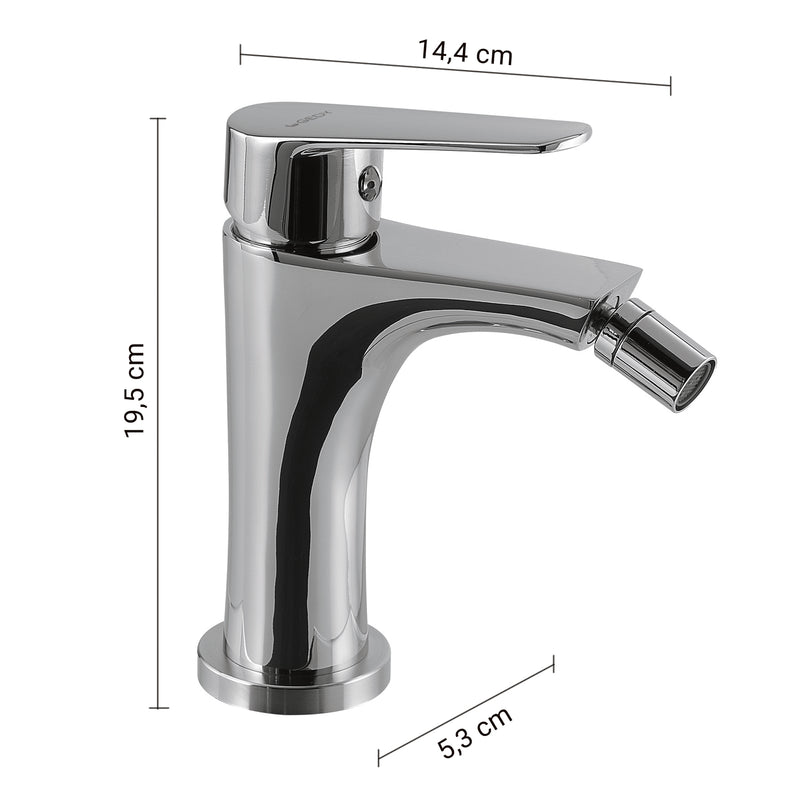 MISCELATORE BIDET COMO CROMO