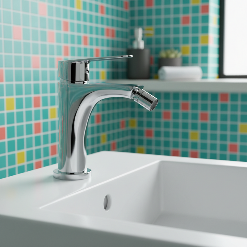 Miscelatore Bidet Gedy collezione COMO Finitura Cromo Lucido