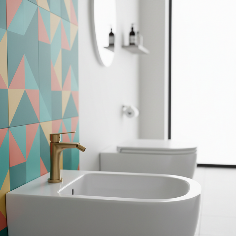 Miscelatore Bidet Gedy collezione COMO Finitura Oro Matt