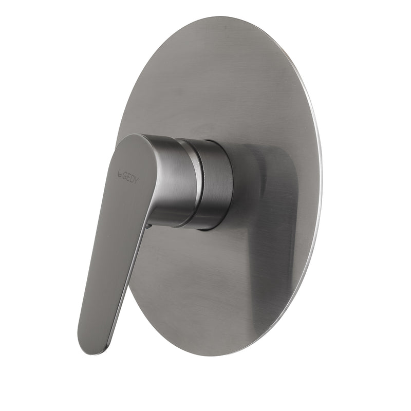 MISCELATORE INCASSO DOCCIA COMO GUN METAL
