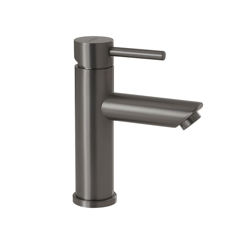 MISCELATORE LAVABO BASSO GARDA GUN METAL