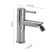 MISCELATORE BIDET GARDA CROMO