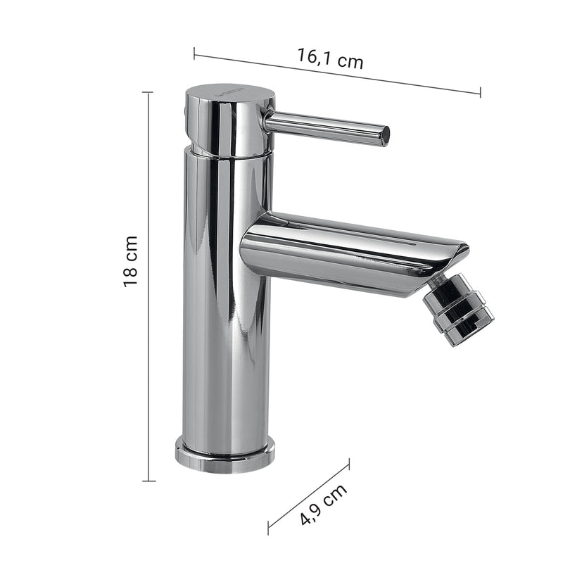 MISCELATORE BIDET GARDA CROMO