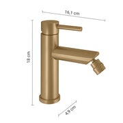 MISCELATORE BIDET GARDA ORO MATT