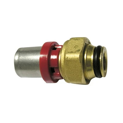 Raccordo press. diritto con girello per multistrato 1/2x20 -conf