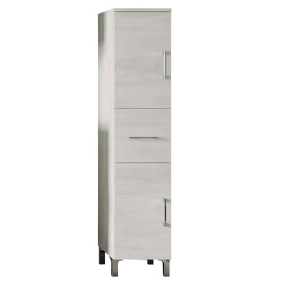 Colonna bagno a due ante con cassetto modello Beach rovere bianco by CeramicStore | Lo specialista del tuo bagno