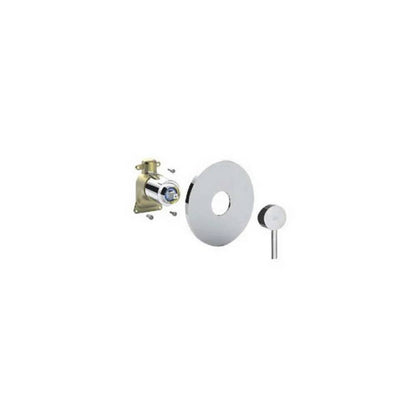 Miscelatore doccia serie Light modello LIGBOX010CR cromo Paffoni by CeramicStore | Lo specialista del tuo bagno