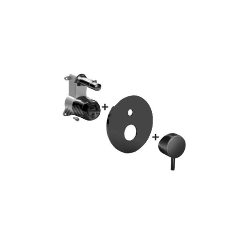 Miscelatore doccia Incasso Con Deviatore serie Light modello LIGBOX015NO/M colore Nero Opaco Paffoni by CeramicStore | Lo specialista del tuo bagno