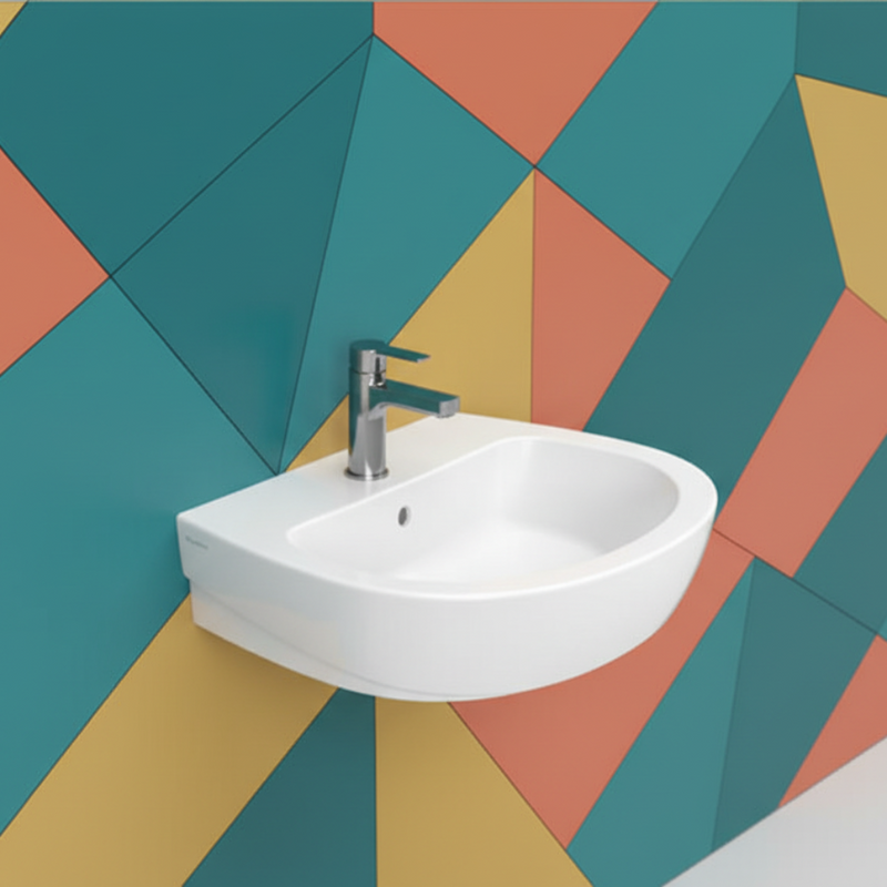 Lavabo sospeso Ceramica Dolomite modello Demy 60x48 cm