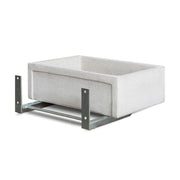 Staffe di supporto per lavabi da esterno in acciaio cm 36x31h Modello Cover by CeramicStore | Lo specialista del tuo bagno