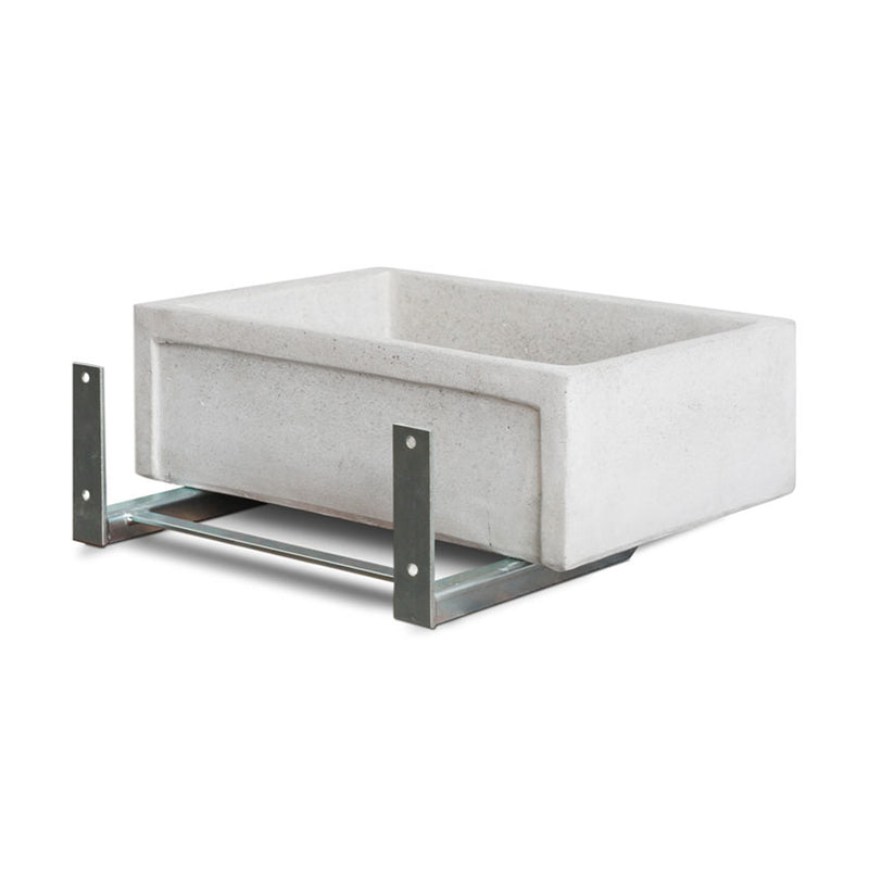 Staffe di supporto per lavabi da esterno in acciaio cm 36x31h Modello Cover by CeramicStore | Lo specialista del tuo bagno