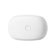 Lavabo d'appoggio ovale senza foro BathCore serie Infinity 55x36 color Bianco Opaco