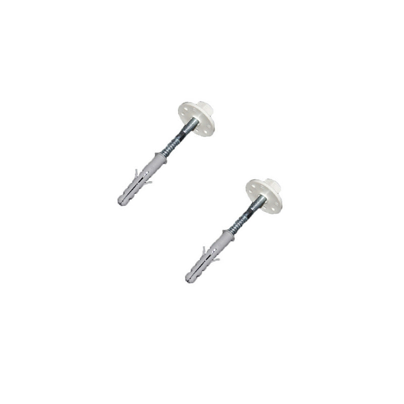 Kit due fissaggi per cassetta a parete con dado in nylon 8x90 mm by CeramicStore | Lo specialista del tuo bagno