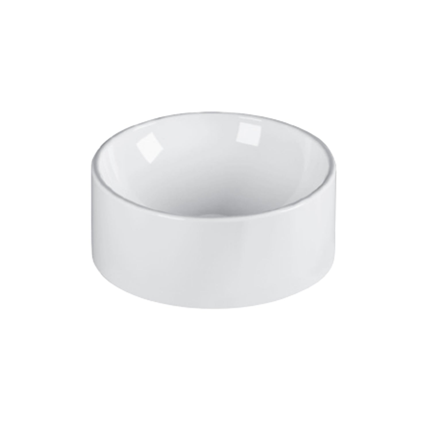 Lavabo da appoggio Ceramica Azzurra Elegance Circle à¸30x12H cm con bordo sottile