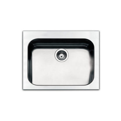 Lavello da cucina in acciaio inox 1 vasca 57x51 cm by CeramicStore | Lo specialista del tuo bagno