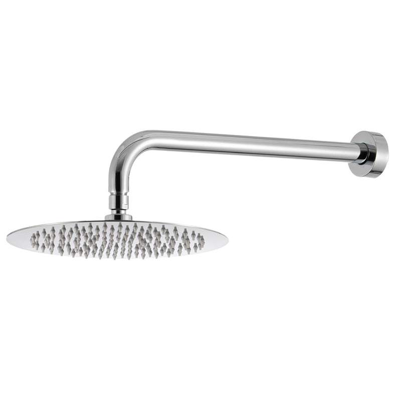 Kit doccia con incasso a una via e soffione tondo 200 mm in ottone cromato Ottomix by CeramicStore | Lo specialista del tuo bagno