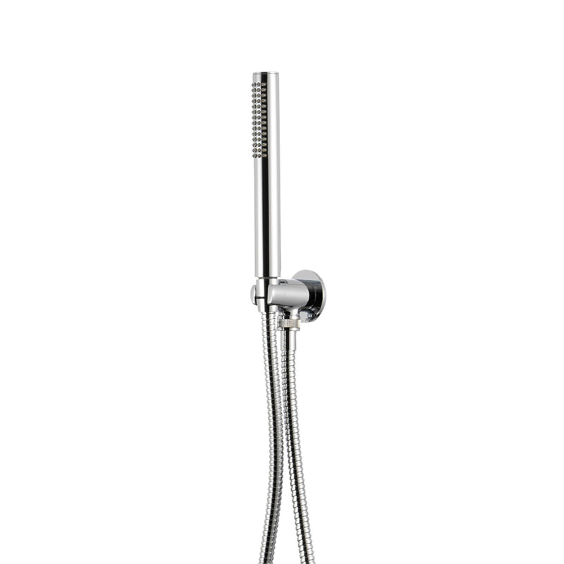 Kit doccia con incasso a due vie e soffione tondo 250 mm in ottone cromato Ottomix by CeramicStore | Lo specialista del tuo bagno