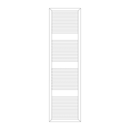 Termoarredo idraulico modello Asti 1813x600 dritto - Antracite by CeramicStore | Lo specialista del tuo bagno