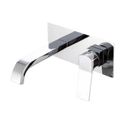 Miscelatore lavabo incasso con easy box serie Lumix squadrato in ottone cromato by CeramicStore | Lo specialista del tuo bagno