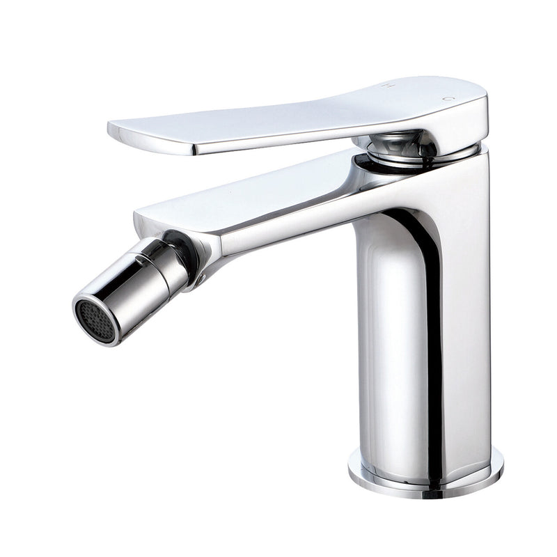 Coppia di miscelatori per lavabo e bidet serie Lumix in ottone cromato by CeramicStore | Lo specialista del tuo bagno