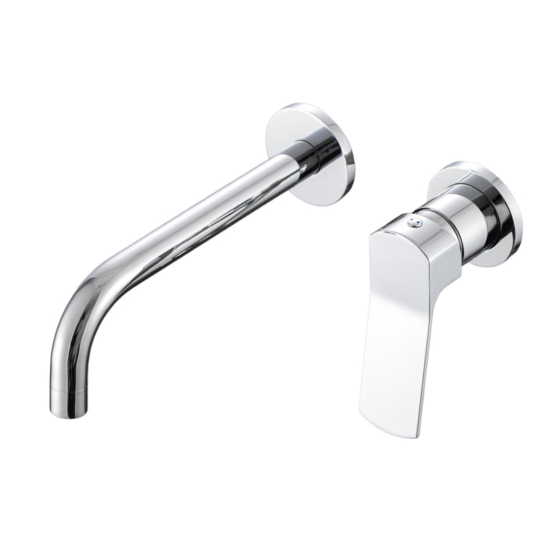 Coppia di miscelatori per lavabo incasso e bidet serie Lumix in ottone cromato by CeramicStore | Lo specialista del tuo bagno