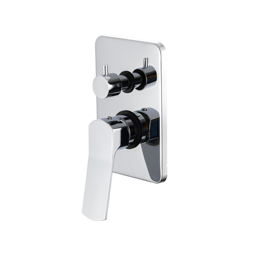Miscelatore doccia incasso 2 vie squadrato Lumix in ottone cromato by CeramicStore | Lo specialista del tuo bagno