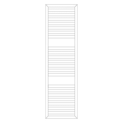 Termoarredo idraulico modello Cuneo 1800x500 dritto - Antracite by CeramicStore | Lo specialista del tuo bagno