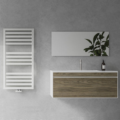 Termoarredo idraulico modello Cuneo 1200x500 dritto - Bianco by CeramicStore | Lo specialista del tuo bagno