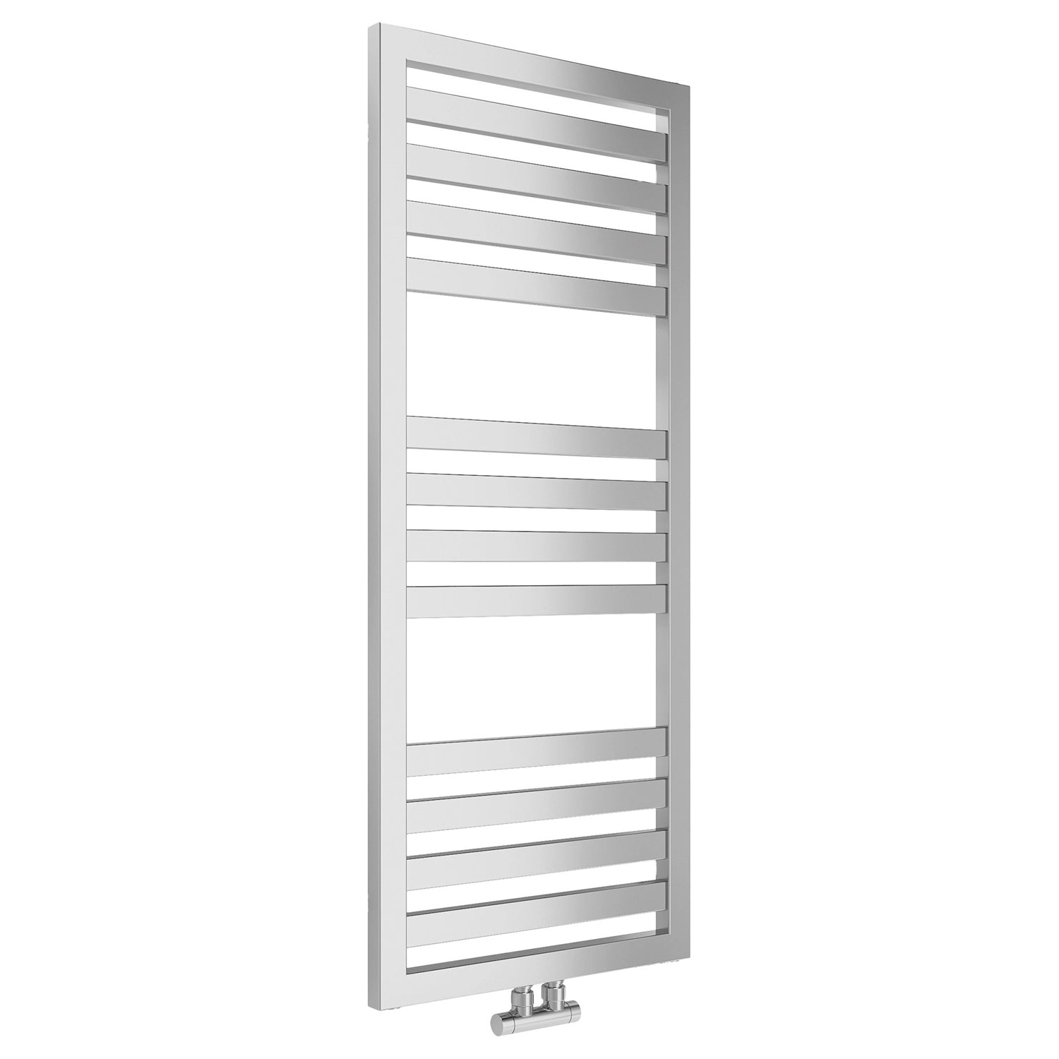 Termoarredo idraulico modello Cuneo 1200x500 dritto - Cromo by CeramicStore | Lo specialista del tuo bagno