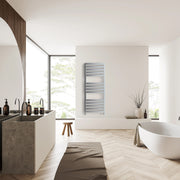 Termoarredo idraulico modello Cuneo 1200x500 dritto - Cromo by CeramicStore | Lo specialista del tuo bagno