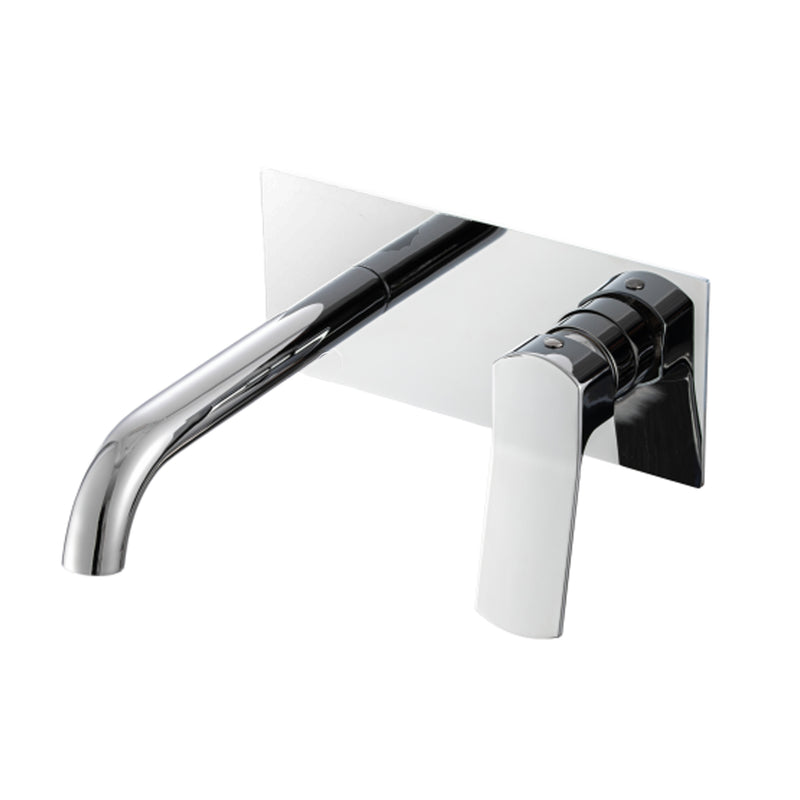 Composizione di miscelatori per lavabo incasso easy box, bidet e doccia due vie squadrato in ottone cromato Lumix by CeramicStore | Lo specialista del tuo bagno