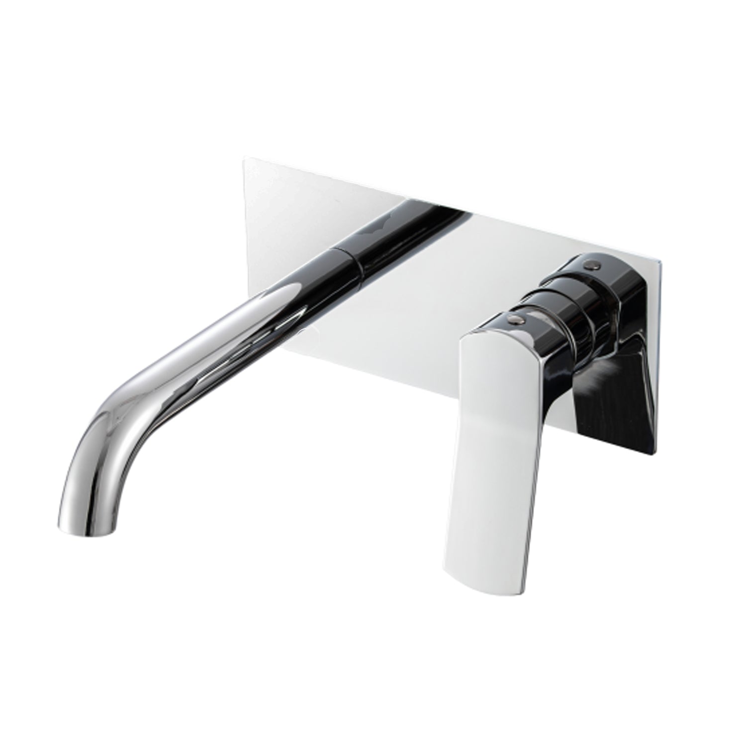 Composizione di miscelatori per lavabo incasso easy box, bidet e doccia a una via Lumix in ottone cromato by CeramicStore | Lo specialista del tuo bagno