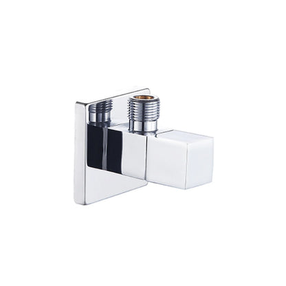 Rubinetto sottolavabo quadrato Rubiflux in ottone - Cromato