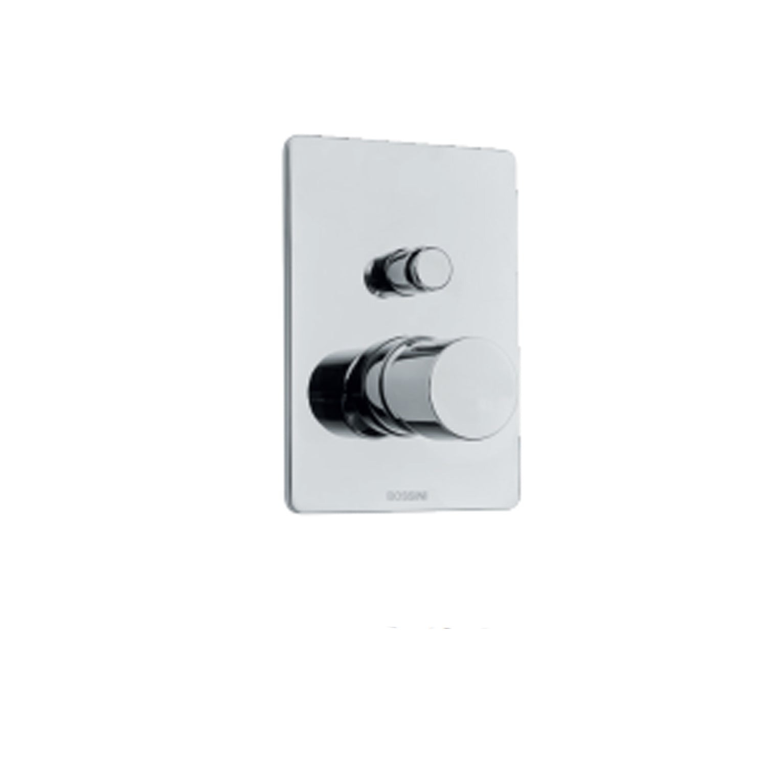 Miscelatore meccanico Bossini 2 uscite in ottone con parte incasso e parte esterna cromata by CeramicStore | Lo specialista del tuo bagno