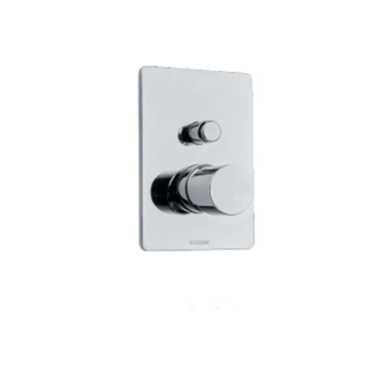 Miscelatore meccanico Bossini 2 uscite in ottone con parte incasso e parte esterna cromata by CeramicStore | Lo specialista del tuo bagno