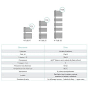 Scaldasalviette idraulico bianco 50x113,2 cm interasse 50 mm 555 Watt Lazzarini Garda by CeramicStore | Lo specialista del tuo bagno