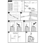 Scaldasalviette idraulico bianco 50x113,2 cm interasse 50 mm 555 Watt Lazzarini Garda by CeramicStore | Lo specialista del tuo bagno