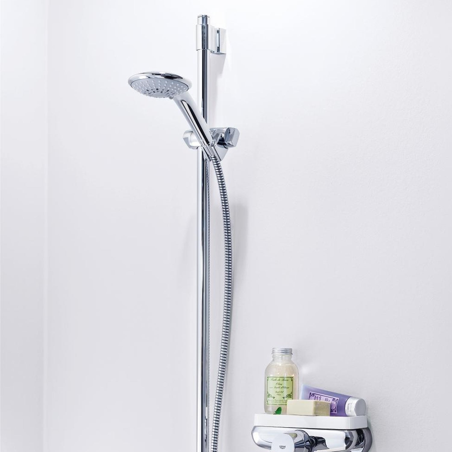 Saliscendi doccia Grohe modello Duo Euphoria con doccetta a 3 getti e sistema SprayDimmer by CeramicStore | Lo specialista del tuo bagno