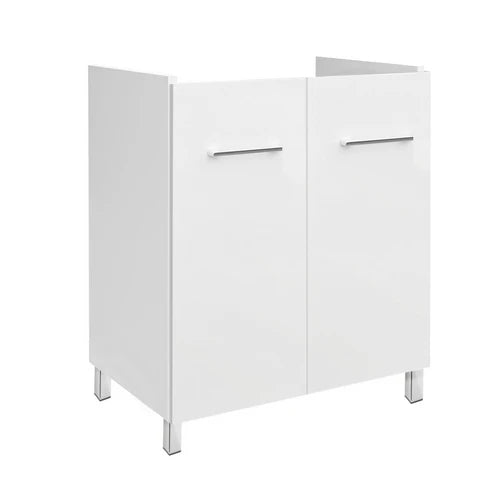 Mobile per lavatoio in ceramica cm 60x50 cm 58 3x48 p/pil 60x50 bianco