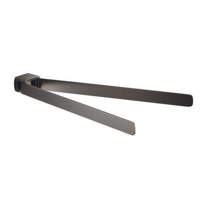 Portasalviette a snodo Gedy serie Pirenei - Gun Metal by CeramicStore | Lo specialista del tuo bagno