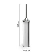 Scopino con ciuffo in setole - Gedy serie Wizard - Acciaio Inox by CeramicStore | Lo specialista del tuo bagno