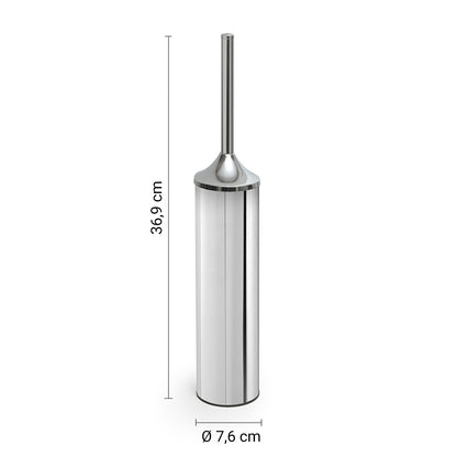 Scopino con ciuffo in setole - Gedy serie Wizard - Acciaio Inox by CeramicStore | Lo specialista del tuo bagno