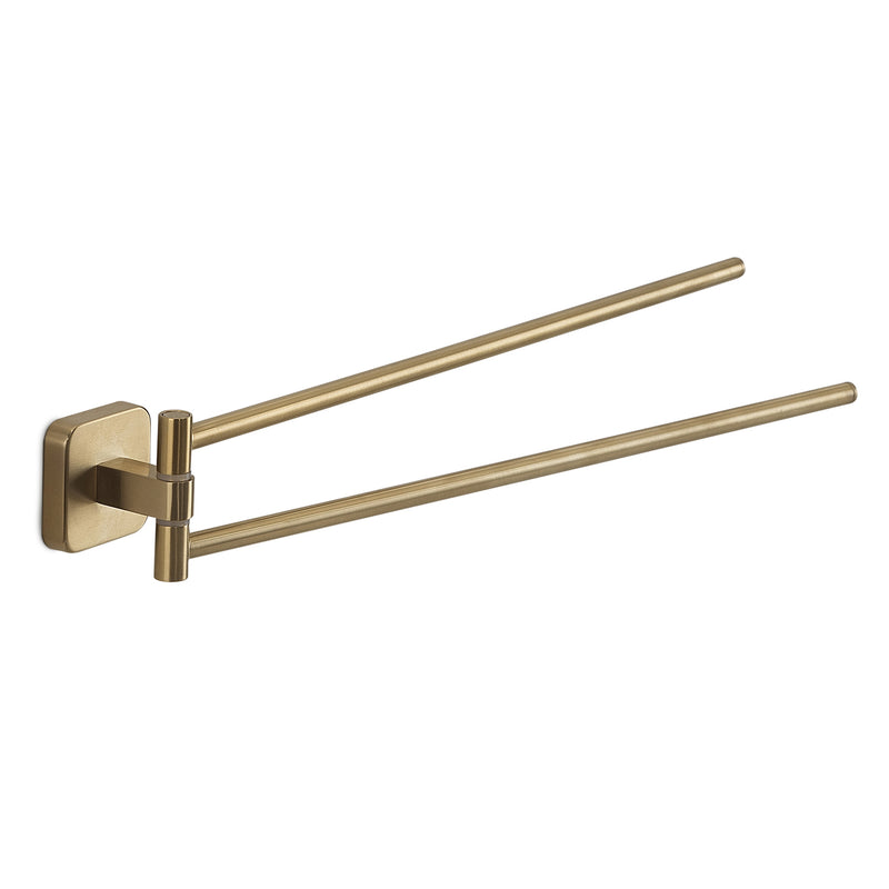Portasalviette a snodo Gedy modello Tonga 4.7x39.1xH5.8 cm - Oro Matt by CeramicStore | Lo specialista del tuo bagno