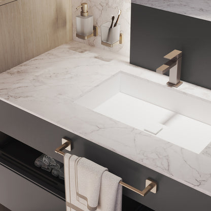 Portasalviette a snodo Gedy modello Tonga 4.7x39.1xH5.8 cm - Oro Matt by CeramicStore | Lo specialista del tuo bagno