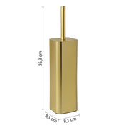 Scopino Gedy modello Tonga 8.3x8.3xH38 cm - Oro Matt by CeramicStore | Lo specialista del tuo bagno