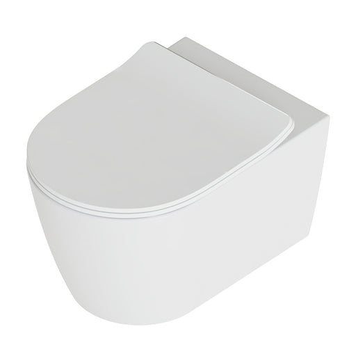 WC Sospeso senza brida Domus Falerii  Foglia Medium rimfree con sedile soft-close