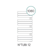 Termoarredo scaldasalviette interasse 50 Lazzarini Pieve 108x55 cm Bianco by CeramicStore | Lo specialista del tuo bagno