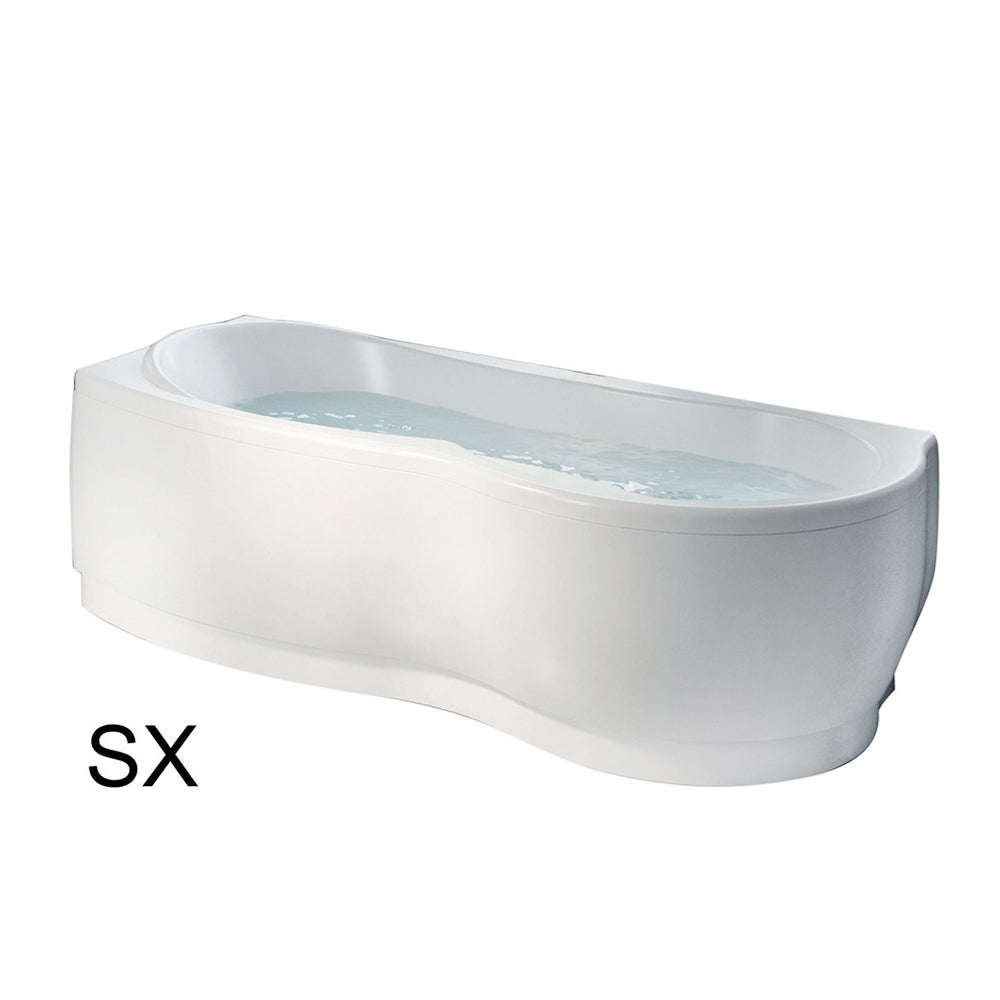 Vasca Bagno angolare Venus in acrilico con idromassaggio cm 170x70 versione sinistra by CeramicStore | Lo specialista del tuo bagno