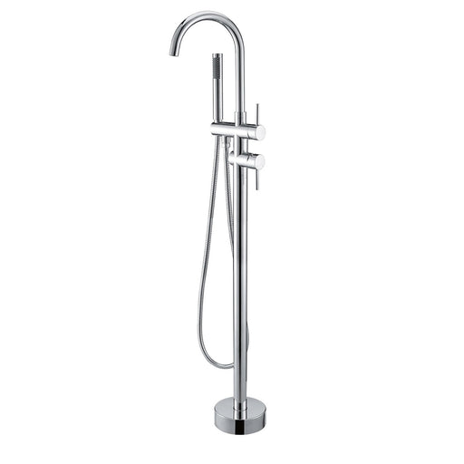 Miscelatore monocomando a pavimento per vasca freestanding RubiFlux cromato by CeramicStore | Lo specialista del tuo bagno