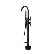 Miscelatore monocomando a pavimento per vasca freestanding RubiFlux nero by CeramicStore | Lo specialista del tuo bagno